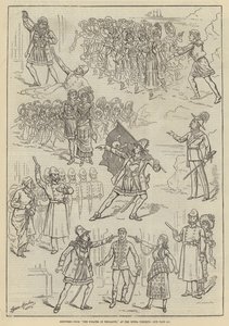 Esboços dos Piratas de Penzance, na Ópera Comique